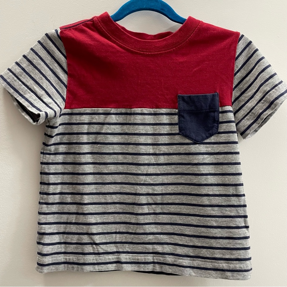 Hanna Andersson Color Block Striped T-Shirt Size 3T (90)